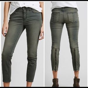 Free People army green pants